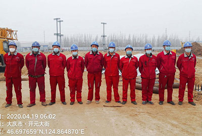 抗疫克難，凝心聚力——工地上的早會(huì )！  